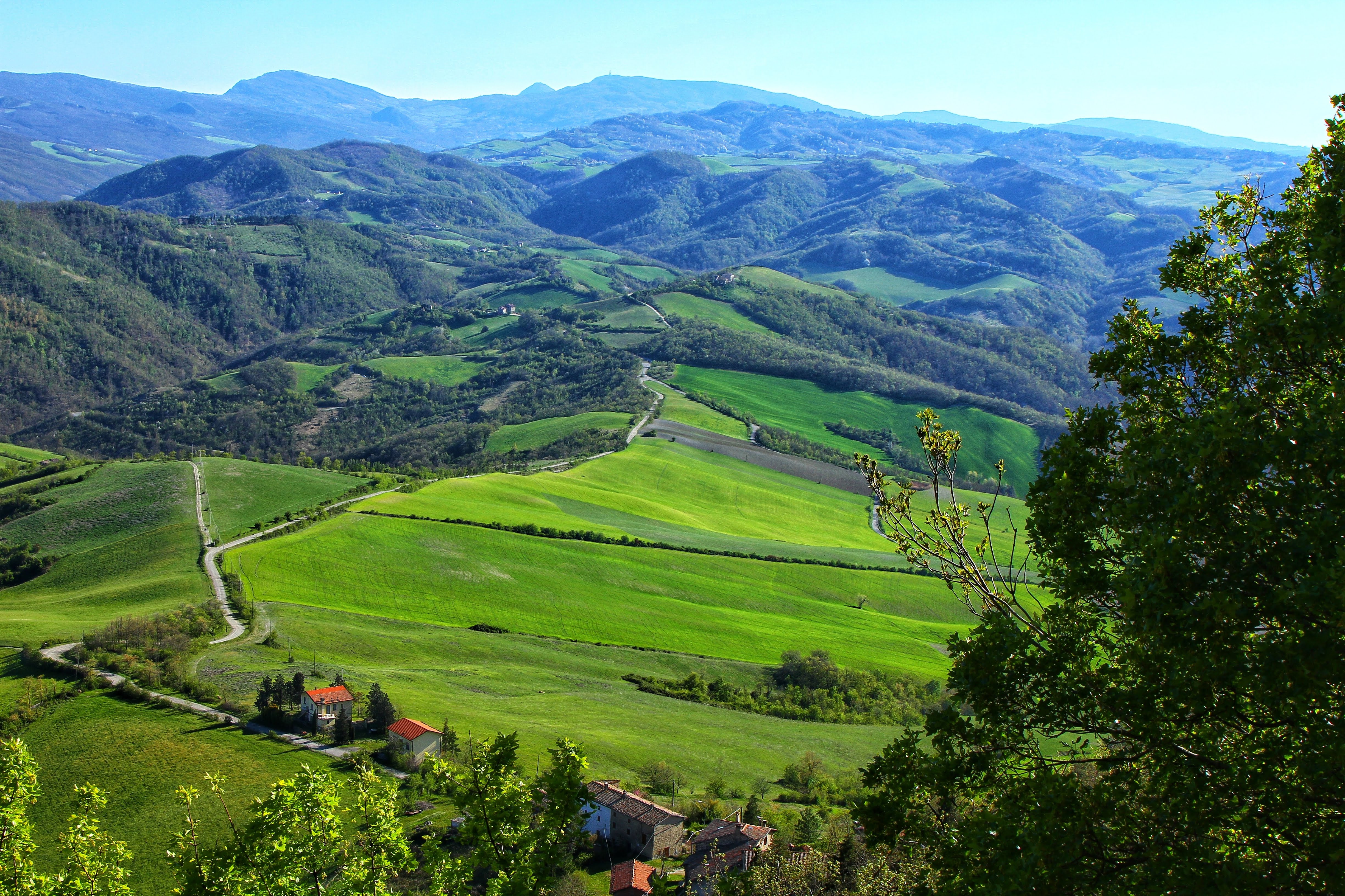 Vista panoramica della Futa